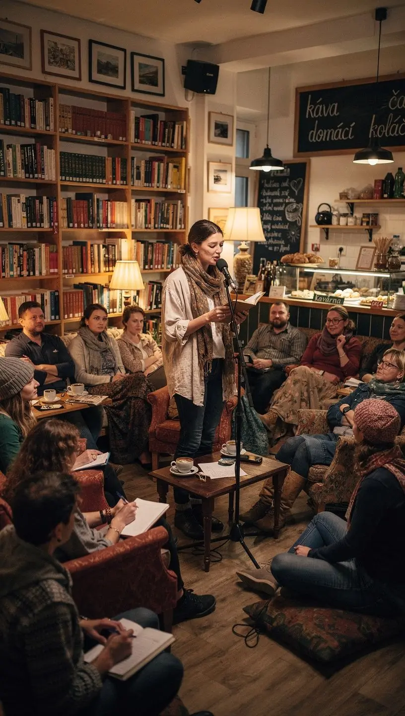 Community members enjoying game night activities together